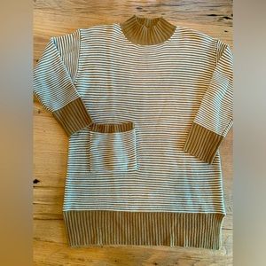 Annabelle‎ Striped Crew Neck Sweater Dress Maize and Cream Women’s L/XL Preloved